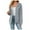 Blue, variant on Plain Zip Up Hoodies for Women Fall Winter Long Sleeve Hooded Sweatshirt with Pockets Cardigan Jacket Coat