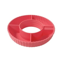 Gnmfd Snack Plates for Cups, Fruit Candy Combo Plates, Food Grade Reusable Silicone Snack Tray for STANLEY 40oz Glass Cups, Party Serving for Home Kitchen