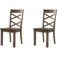 thumbnail image 3 of Picket House Furnishings Regan 6-Piece Dining Set, 4 Side Chairs & Bench, Walnut, 3 of 6