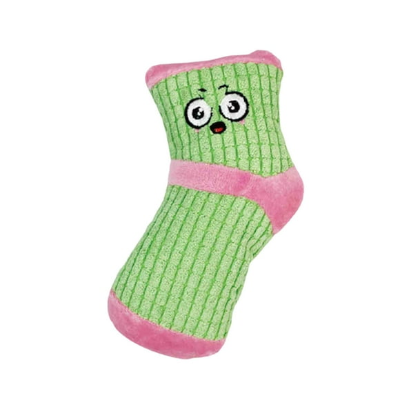 Juguete chirriante para perros, divertido, resistente, interactivo, para mantenerlos ocupados, creativos y con expresión. Verde Rosa