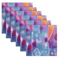 thumbnail image 6 of BZSMCE Satin Native Fab Cotton Dinner Napkin Colorful Cocktails with Ice Cubes Reusable, 6 of 8