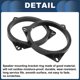 thumbnail image 4 of Anillo espaciador de altavoz Unique Bargains, adaptador de espaciador de altavoz tweeter para Vauxhall Corsa D 2 Pcs, 4 of 7