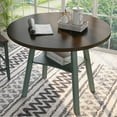 thumbnail image 5 of Furniture of America Elda Wood Drop-Leaf Counter Height Table in Antique Green, 5 of 8