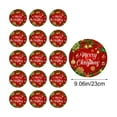 thumbnail image 3 of Yhmxh Christmas Tree Plates Cup Napkins, Cute Winter Christmas Round Tableware, Disposable Chrismas Paper Plates and Napkins Paper Cups for Xmas Party Supplies Favors Table Decor, Serves, 3 of 6