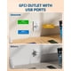 thumbnail image 2 of Salida GFCI DEWENWILS de 15 A con puertos USB-A y USB-C de 4,8 A/24 W, 2 of 8