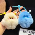 thumbnail image 3 of Cute Imitation otter Rabbit Hair Ice Cream Clumsy Pendant Car Key Chain Bag Accessories Gift, 3 of 6