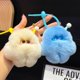 thumbnail image 3 of Cute Imitation otter Rabbit Hair Ice Cream Clumsy Pendant Car Key Chain Bag Accessories Gift, 3 of 6