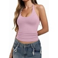 thumbnail image 6 of IMENGL Women's Slim-Fit Camisole Casual Backless Tie Neck Double Lined Basic Summer Outfits 2026 Sleeveless Soft Tank Top for Womens,M-XXL, 6 of 7
