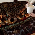 thumbnail image 5 of This is My Horror Movie Watching Blanket Blanket Microfiber Flannel Throw Lightweight Super Soft Cozy Blankets for Couch Bed Sofa Chair, Gift for Birthday Thanksgiving Christmas 80"x60" for Adult, 5 of 6