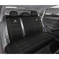 thumbnail image 2 of MOSSY Oak Low Back Black Full Size Bench Seat Covers, Universial Fit - Made with Premium Rip-Stop Oxford Fabric, 2 of 4