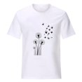 thumbnail image 4 of Women's Vintage Flowers Shirt Casual Boho Floral Print Blouses Summer Trendy Loose Lightweight Tops for Girl, 4 of 6