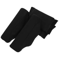 BESTYASH Anti Slip Crutch Cushion Standard Black Fabric PP Cotton 1 Set
