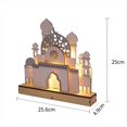 thumbnail image 2 of C Luz LED Eid Mubarak de Madera DecoracióN Musulmana de RamadáN para el Hogar Fiesta Musulmana IsláMica Mubarak DecoracióN Suministros para Fiestas, 2 of 5