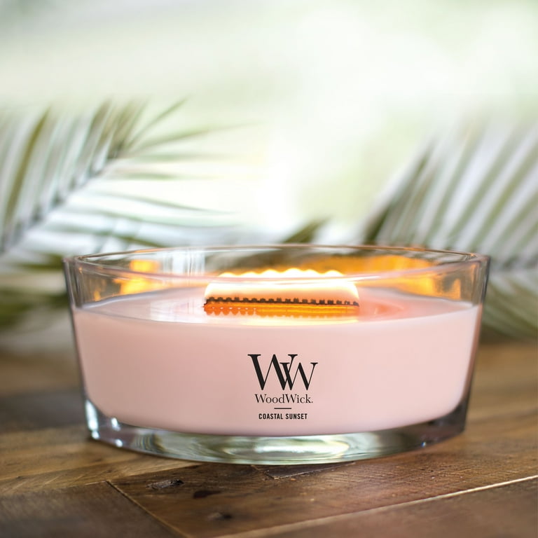 WoodWick Ellipse Scented Candle, Coastal Sunset, 16 oz