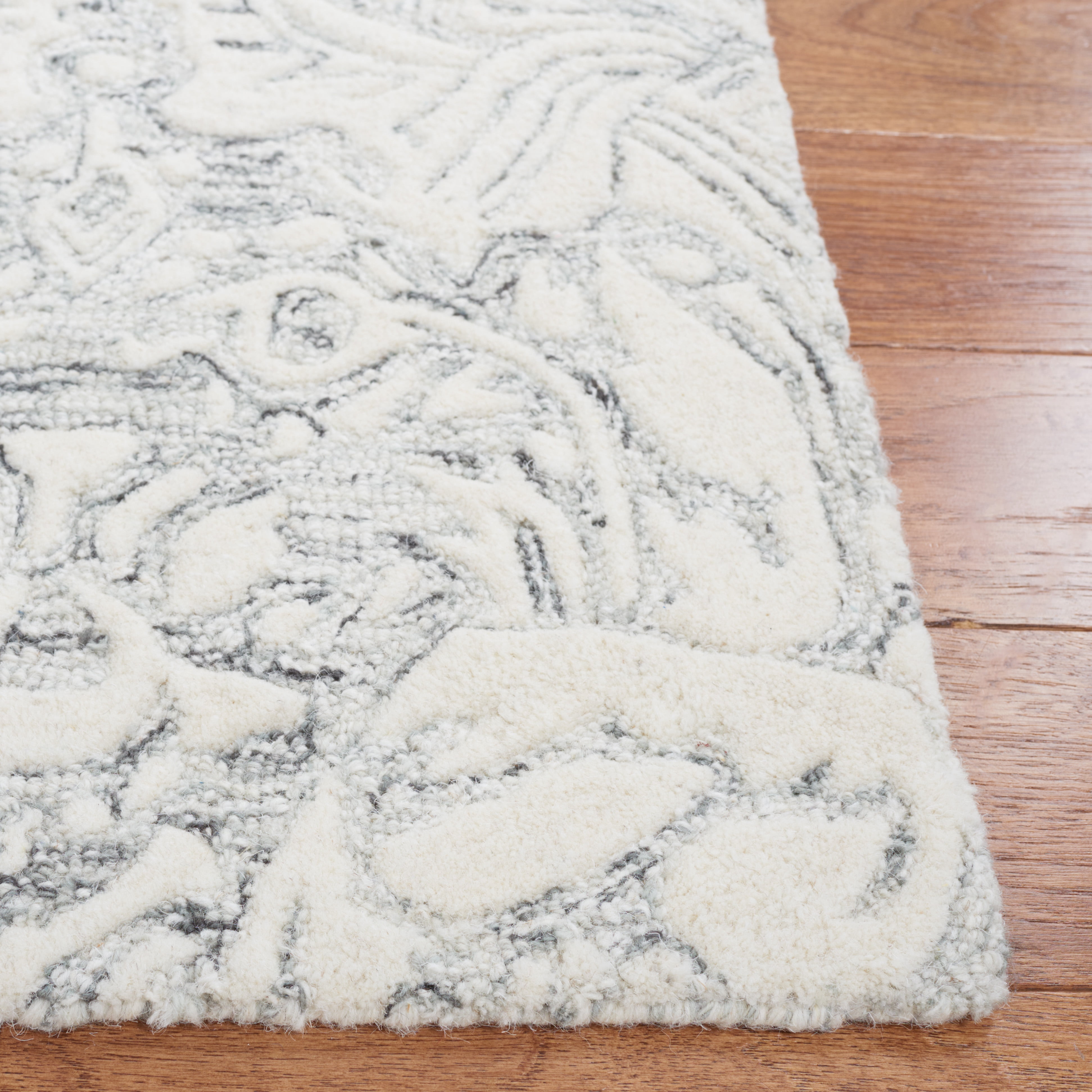 SAFAVIEH Metro Della Medallion Area Rug, Grey/Ivory, 8' x 10'