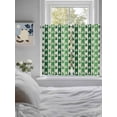 thumbnail image 3 of St. Patrick's Day Living Room Curtains 2 Panel, Green Shamrock Irish Lucky Leaves Cafe Window Treatment, Farmhouse Bedroom Bathroom Kitchen Curtains Drapes 104"x45", 3 of 6
