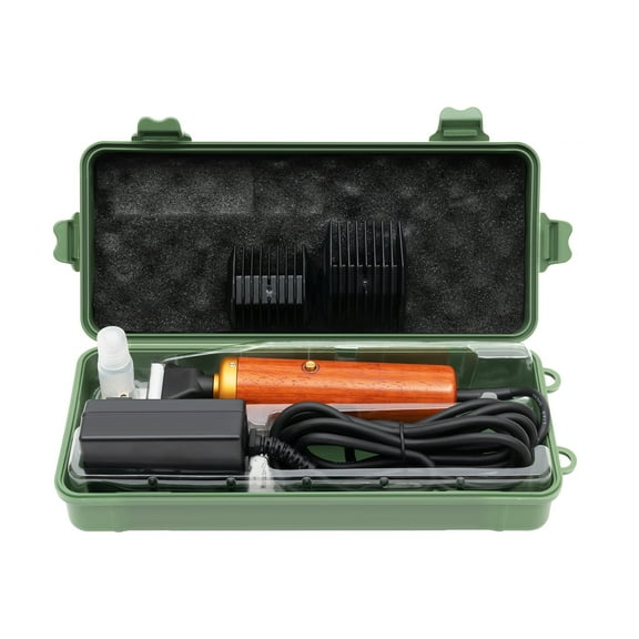 Corded Dog Clippers Electric Pet Grooming  Clipper with Steel and Ceramic Blades 55 W