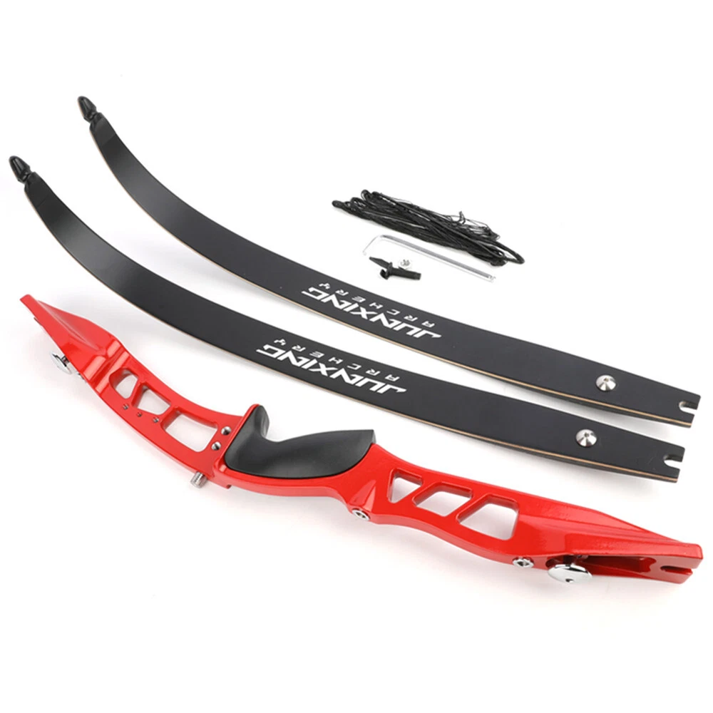 F167 Red ILF Takedown Recurve Bow Kit — RH, 40 lb Draw, CNC Riser