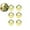 Gold2, variant on VQPeo 6 Pcs Christmas Ornaments Balls Large Christmas Decorations Xmas Tree Shatterproof Big Christmas Ball Ornaments with Hanging Loop for Wedding Holiday Party Indoor Outdoor Decor