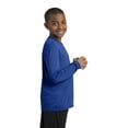 thumbnail image 3 of Sport-Tek Youth Long Sleeve PosiCharge Competitor Tee-M (True Royal), 3 of 5