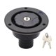 thumbnail image 1 of Lockable Filler Neck for Water Tanks Caravan Fresh Water Fill Hatch Inlet Trailer Tank Caps RV Accessory(Black), 1 of 5