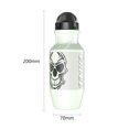 thumbnail image 3 of Botella De Agua Para Bicicleta 550ML Bicicleta Hervidor Drinkware Squeeze Botella de bicicleta para exteriores (gris claro), 3 of 8