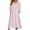 Pink, variant on Fjofpr Lounge Dresses for Women Women Fashion Solid Color Pocket Hooded Long Sleeve Plush Dress