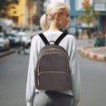 thumbnail image 7 of JIALIOU Mini Backpack Purse for Women Quilted Casual Daypack Small Travel Shoulder Bag, Dark Coffee, 7 of 7