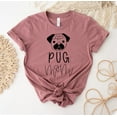 thumbnail image 1 of Pug Mom T-shirt Life Shirt Dog Tee Breed Gift Women's Top Lover Animal Shirts Mama Owner Tank Funny Pocket Dad, 1 of 3
