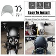 thumbnail image 4 of For BMW R NINE T NINET RNINE T 9 T Racer Pure Urban Scrambler 2014-2023 Motorcycle Windshield Aluminum Wind Deflector Windscreen, 4 of 5