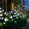 thumbnail image 5 of Solar Garden Lights 2 Pieces Lotus Outdoor Solar Light LED Christmas Lighting Lamps - Solar Decorative Landscape Lamp, for Driveway Path Patio Camping, 5 of 5