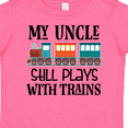 thumbnail image 4 of Inktastic My Uncle Still Plays with Trains Boys or Girls Toddler T-Shirt, 4 of 5