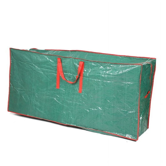 Sac de Rangement pour Arbre de Noël - Range un Arbre de Noël Artificiel de 9 Pieds, Matériau Durable et Imperméable, Sac à Fermeture à Glissière, Poignées de Transport. Protège contre la Poussière, les Insectes et l'Humidité, Vert