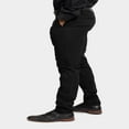thumbnail image 3 of CHOK Pantalon Chino Basique Décontracté Coupe Ajustée Extensible pour Hommes DL1250 - Kaki - 36/30, 3 of 5
