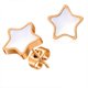 thumbnail image 1 of Pendientes de declaración sencillos coreanos, pendientes de tuerca de acero inoxidable para mujer, pendientes pequeños de cristal con números romanos Vintage, joyería 2019 Tan Jianjun unisex, 1 of 2