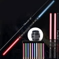 thumbnail image 2 of uds RGB 2 en 1 7/10 cambio de color espada iluminada espada de luz de Metal expandible recargable con sonido juguete de Cosplay regalos para niños, 2 of 8