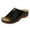 Black, variant on NOKIO Comfortable Wedges Leather Slides Fashion Women Summer Solid Wedges Breathable Slip On Open Toe Sandals Comfortable Beach Shoes Slippers Orthopedic Sandals for Women