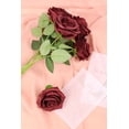 thumbnail image 5 of Artificial Rose Flower Blush Flowers Pink Roses Silk Flowers pcs with Long Stem Silk Roses Bouquet for Wedding Bridal Shower Party Home Decoration, 5 of 5