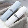 thumbnail image 5 of 2X Estuche para Cepillo de Dientes de Viaje Estuche para Pasta de Dientes Estirable Contenedor Caja Ajustable Antibacteriana Azul, 5 of 5