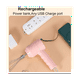thumbnail image 2 of Batidora de alimentos inalámbrica de 3 velocidades, batidora eléctrica de mano para huevos, batidora para hornear ajo, procesador de alimentos multifuncional, color rosa, 2 of 5