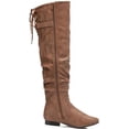 thumbnail image 4 of BURUDANI Women's Fashion Casual Over The Knee Pull On Slouchy Boots COLBY CAMEL/PU Size 10, 4 of 4