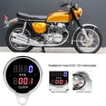 thumbnail image 4 of Tacómetro De Motocicleta, Medidor De RPM Práctico Universal Para Motocicleta DC 12V ANGGREK Tachometer Clock Gauge, 4 of 8
