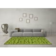 thumbnail image 3 of Ahgly Company Indoor Rectangle Abstract Green Modern Area Rugs, 6' x 9', 3 of 4