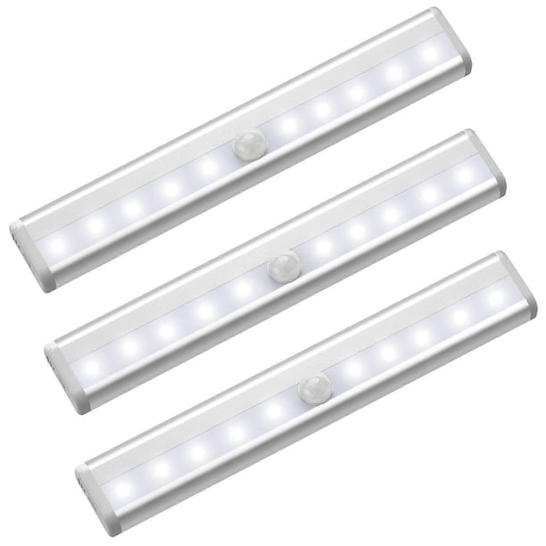 luces LED de inducción infrarrojas con sensor de movimiento, luz nocturna para armario
