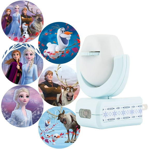 Projectables Frozen 2 LED Night Light Projector, 6-Image, Plug-In, Light Sensing, 45028