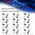 thumbnail image 3 of 20Pcs LED Holder Bezel Mount LightEmitting Diode Flat Metal Brass Base Industrial Control 5mm, 3 of 5
