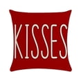 thumbnail image 1 of Soft And Delicate Valentine's Day Pillow Cover Classic Of Love Pattern Print Pillow Cover Linen Material Pillow Cover Night Pillowcase Silk, 1 of 1