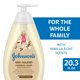thumbnail image 1 of Johnson's Skin Nourish Jabón y gel de baño sin lágrimas, gel de ducha de vainilla y avena, 20.3 oz, 1 of 3