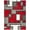 Red, variant on 7 ft. 10 in. x 9 ft. 10 in. Ruby Imagination Squares Area Rug - Red