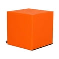thumbnail image 1 of Cube Brick Banco de zapatos multifuncional Taburete para pies Asiento Taburete Bloque Naranja, 1 of 8